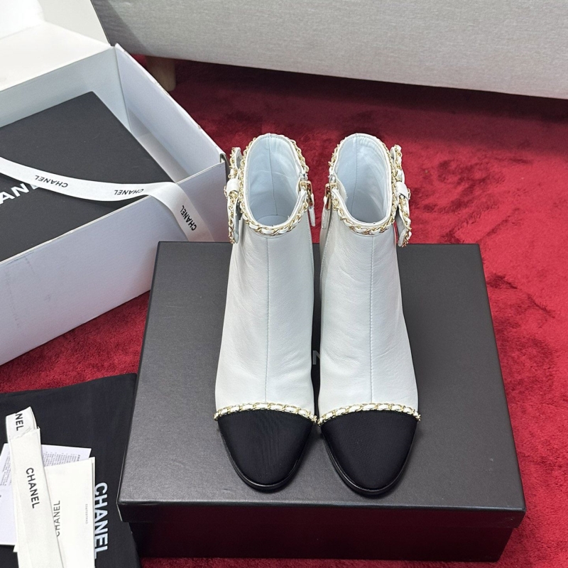Ch*el leather shoes